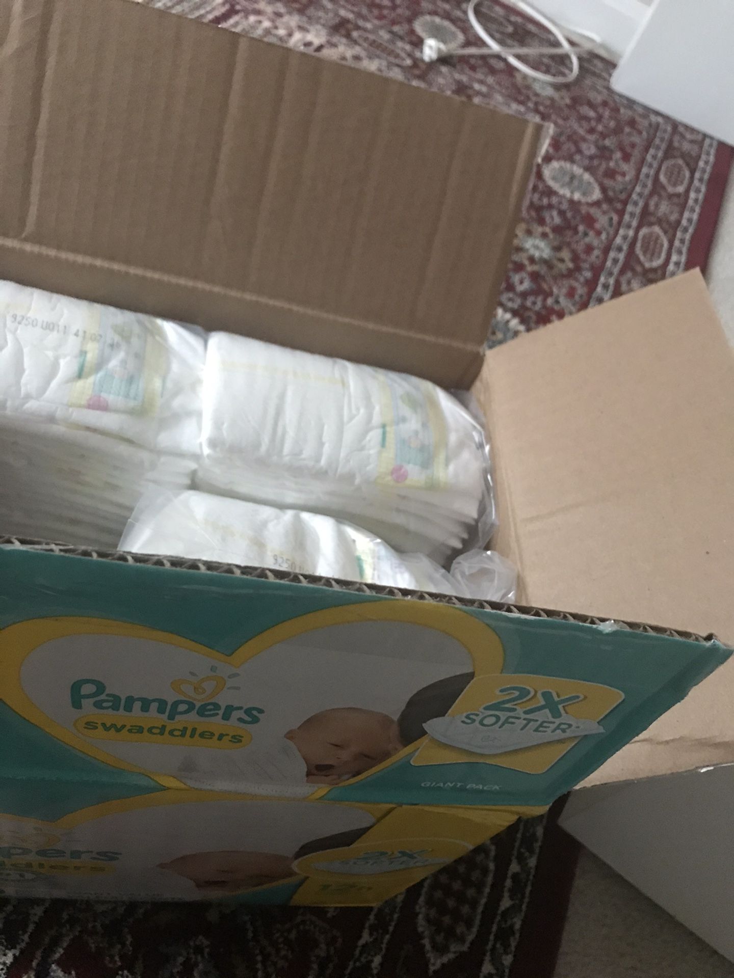 Pampers size newborn ,count 85