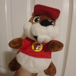 Bucees Beaver Hand Puppet  9" Texas Gas Station Happy Bucee's Beaver 