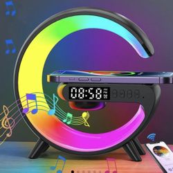 LED Lamp With phone Charger and Speaker