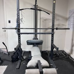 🏋️‍♂️ Complete Home Gym Power Rack + Cable System w/ Weight Stack – $1500 OBO (Henderson, NV)