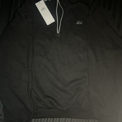 Black alo quarter zip