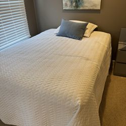 Full Bed Frame And Mattress 