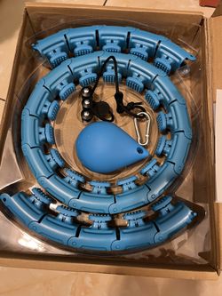 Brand New: Weighted Hula Circle Hoops for Adults Weight Loss,