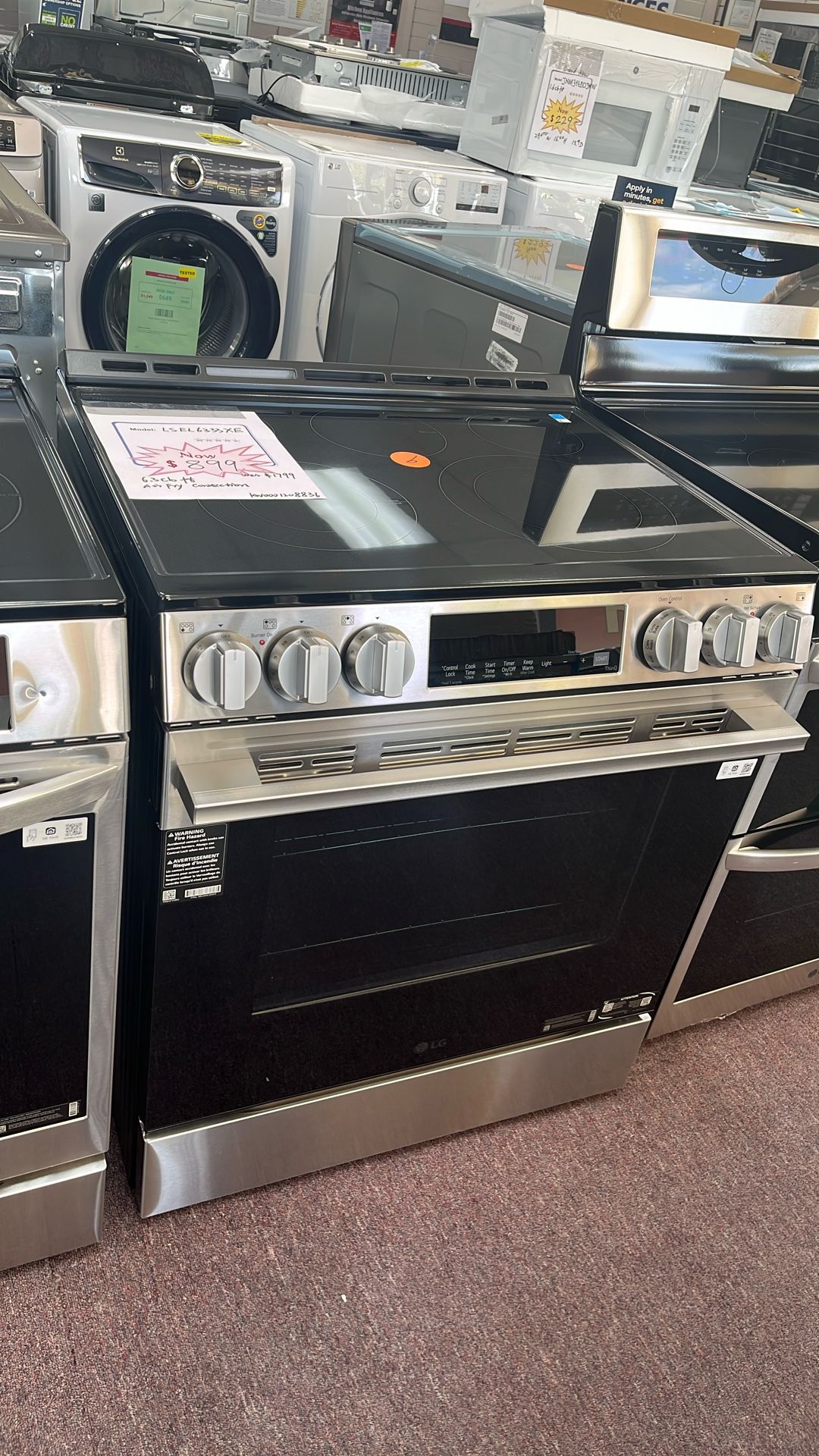 Stove Stainless Steel New Open Box Scratch And Dent