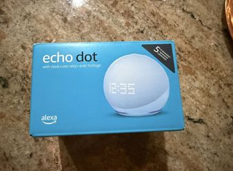 Echo Dot With Alarms Clock