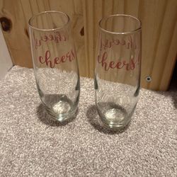 Stemless Champagne Flutes