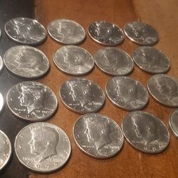 JOHN F KENNEDY HALF DOLLARS