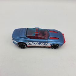 2019 Hot Wheels Alpha Pursuit BLUE Police Car 1:64 Diecast Toy Race Car