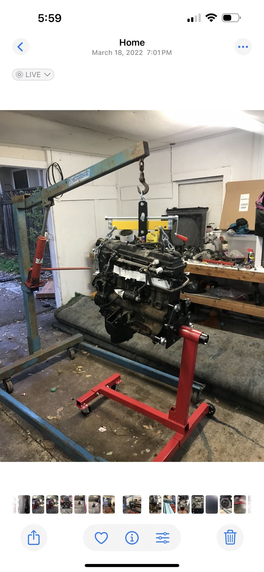 Engine Hoist And Stand