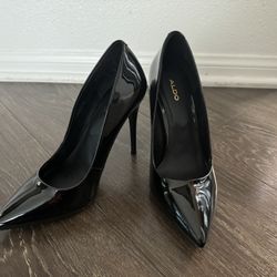 ALDO black Shinny Pumps Heels Size 6