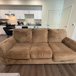 Moving Sale Brown couch 
