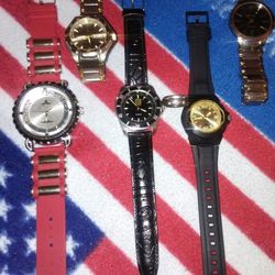 Men's watches and silver ring real small 3 diamonds nothingbig but they real not walmart for low ring $40.00 watches$15.00