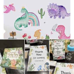 Dinosaur Baby Shower Items Bundle (Queen Creek)