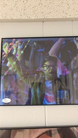Seth Rogen signed JSA graded photo