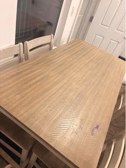 Free table with chairs