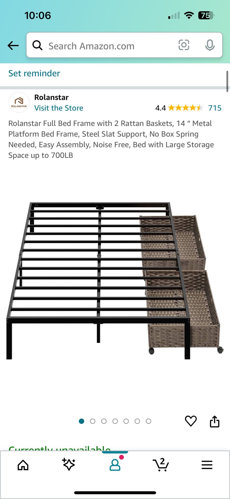 Full Size Bed Frame With Storage