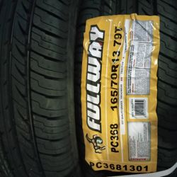 (2)BRAND NEW Tires 165/70R13