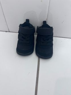 Brand New All-Black Nike Court Borough Mid 2 Toddler (Size2C)