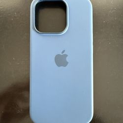 iPhone 16 Pro Blue Silicone Case