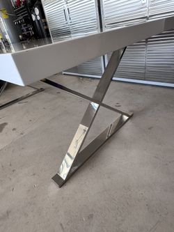 Large White Dinning Table