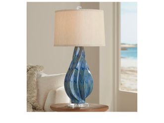 Art Glass Table Lamp Base