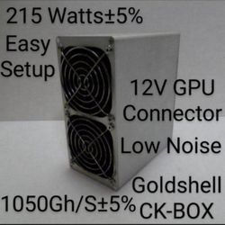 Goldshell CKB CK box asic WiFi LAN crypto miner mining rig low noise home