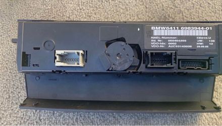 06 BMW 325i Heater control unit