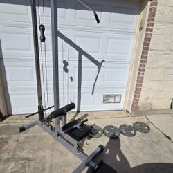 Exercise/Lat Pull Down and Weights