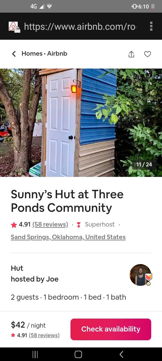 Romantic Getaway Tonight Sandsprings AIRBNB