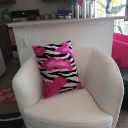 White Swivel Chair $40