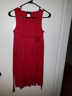 Girls Red Dress size L