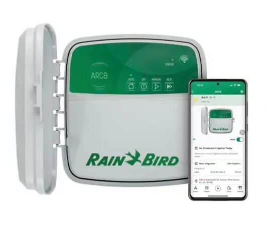 Rain Bird ARC8 8-Zone App Based Indoor/Outdoor Residential Irrigation Controller