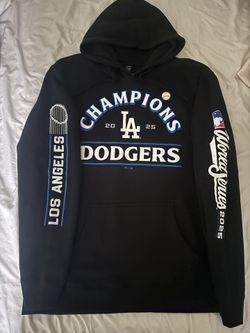 Los Angeles Dodgers Fanatics 2025 World Series Champions Hoodie - Black 