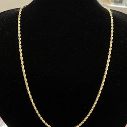 $1500 Yellow Gold Rope Chain 