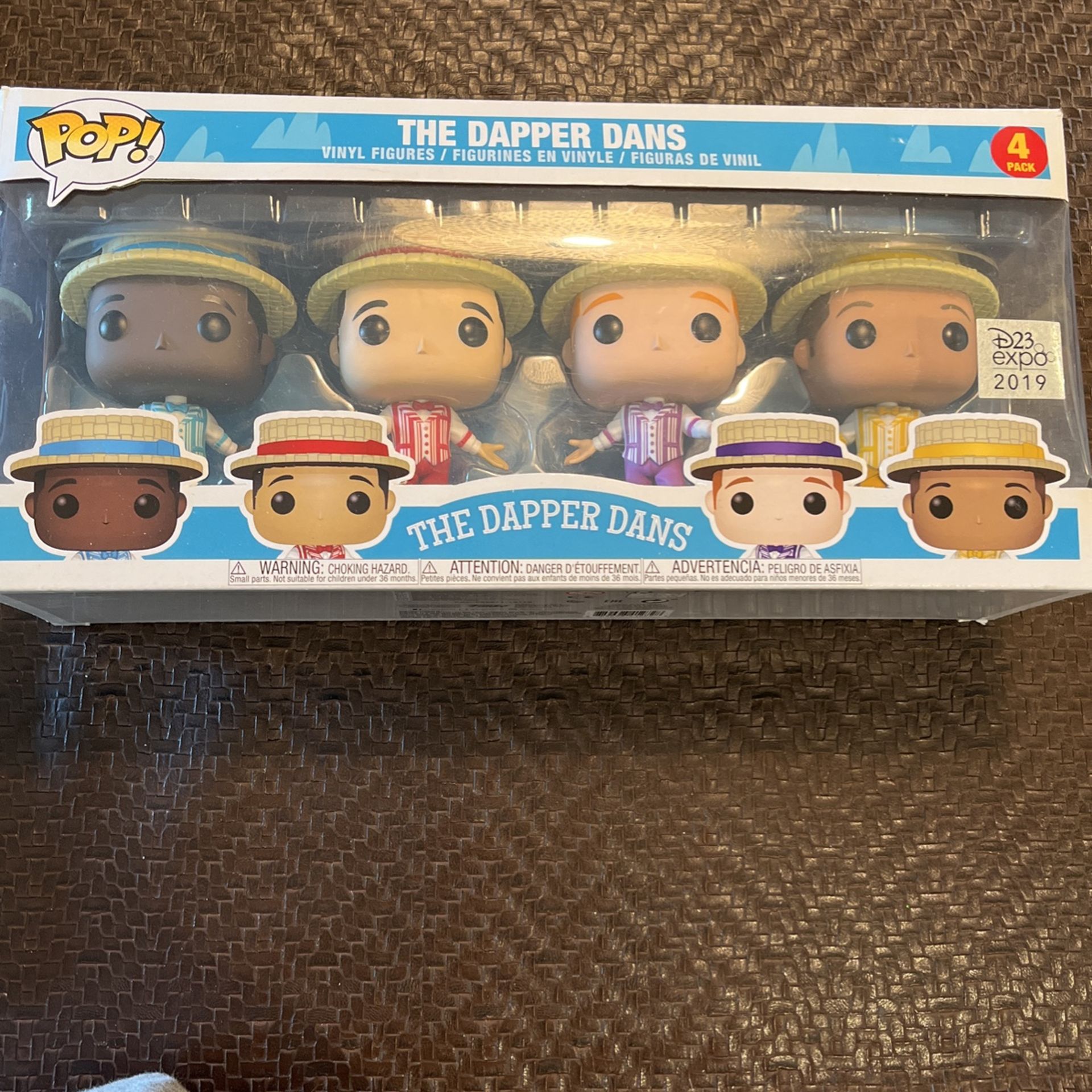 Funko Pop Disney Dapper Dans 4 pack D23 Expo 2019 Exclusive WDW World Disneyland