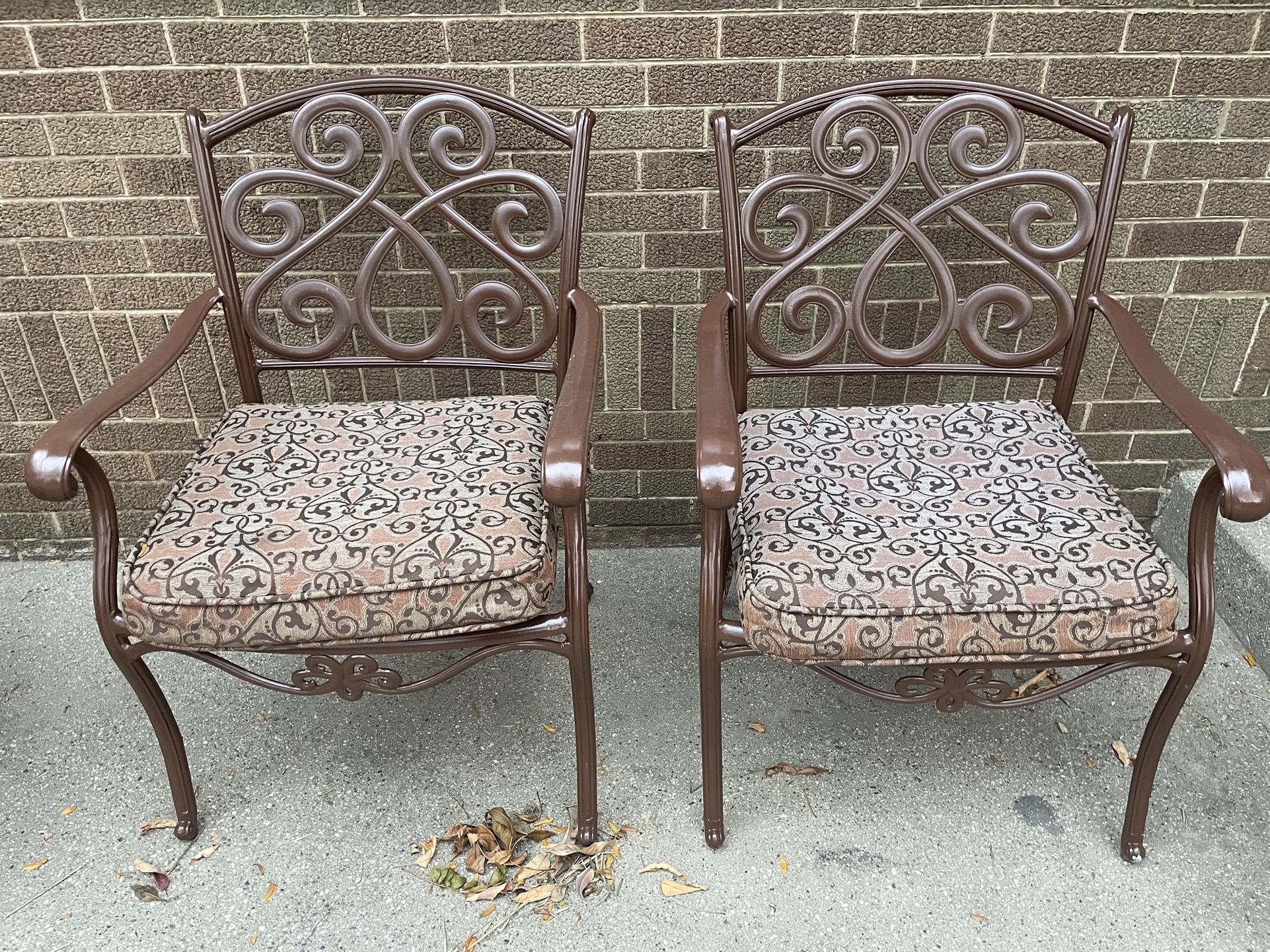 2 Strong Patio Deck Chairs, Hampton Bay Outdoor Cushions
