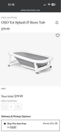 OXO Tot Splash & Store Baby Tub