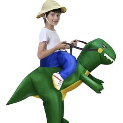 Inflatable Inflatable ride on dinosaur costume for kids
