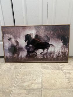 beautiful 31 by 18 inch wall art. (MUST SELL TODAY!)