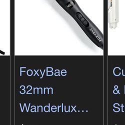 Hair Iron - FoxyBae 32mm Wanderlux
