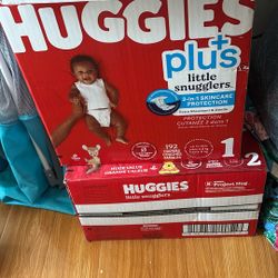 Huggies Size 1 And 2 