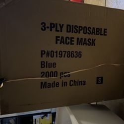 Sealed Box Of 2000 Face Masks Bulk
