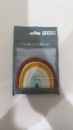 Loulou Lollipop Rainbow Silicone Teether