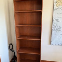 Tall Wood Bookcases