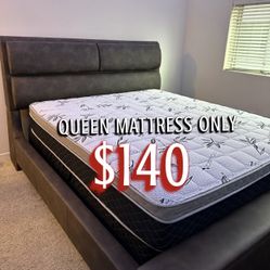 NEW QUEEN MATTRESS ONLY $140