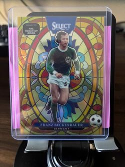 Franz Beckenbauer Panini Select Road to FIFA World Cup 2026 Stained Glass Card
