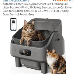 Automatic Self Cleaning Cat Litter Box