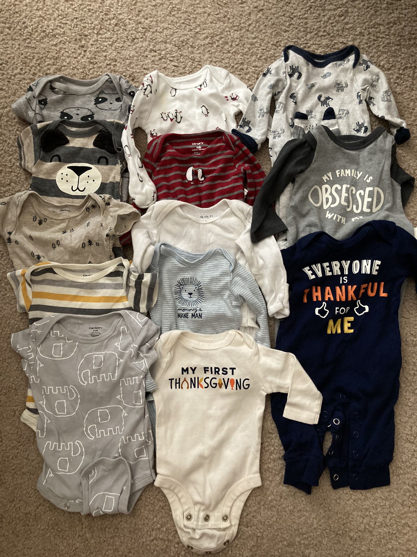 Baby Boy Clothes Newborn-6 Months 