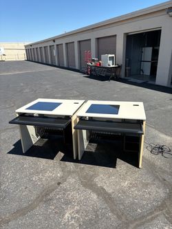 20 Nice Privacy Desks With Power Plugs-$30 EACH