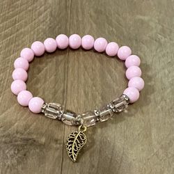 Ladies Beaded Bracelets With Planty Charm